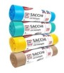 RMove Sacchi Rifiuti 70x120cm 4 Rotoli da 10 Sacchi Colori Vari