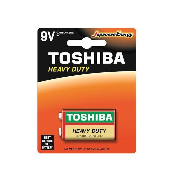 BATTERIA HEAVY DUTY ZINCO-CARBONIO 9V 1PZ